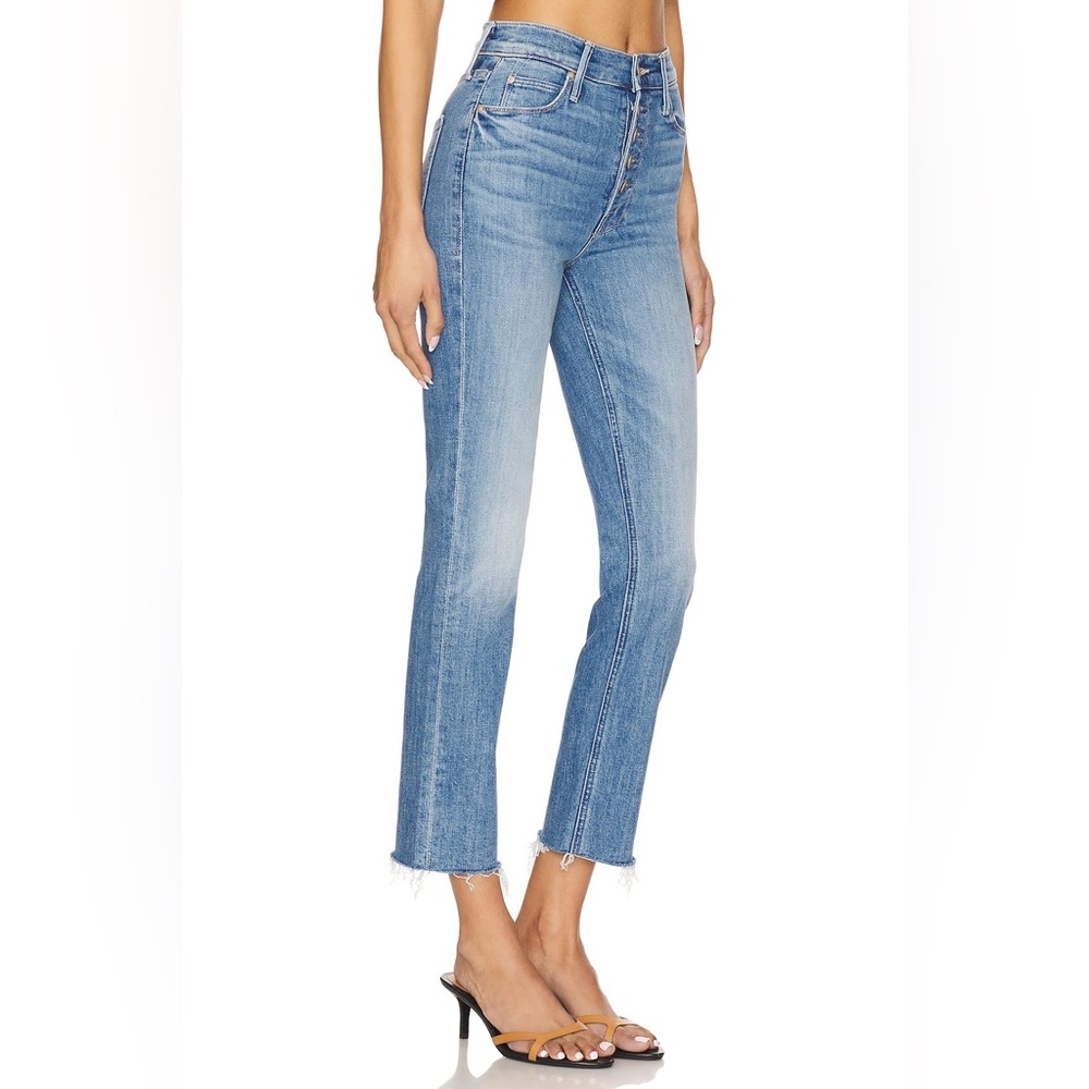 Mother— The Pixie Dazzler Ankle Fray Jeans in Boogie Down - Picture 2 of 8